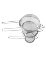 BergHOFF 3 Piece Stainless Steel Graduated Strainer Set