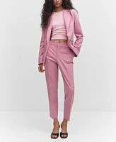 Mango Women's Fitted Suit Jacket