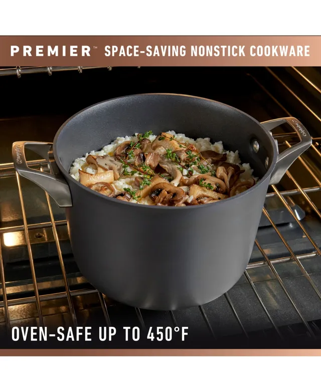 Premier™ Space-Saving Hard-Anodized Nonstick 8-Quart Stock Pot