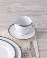 Noritake Charlotta Platinum 5 Piece Place Setting