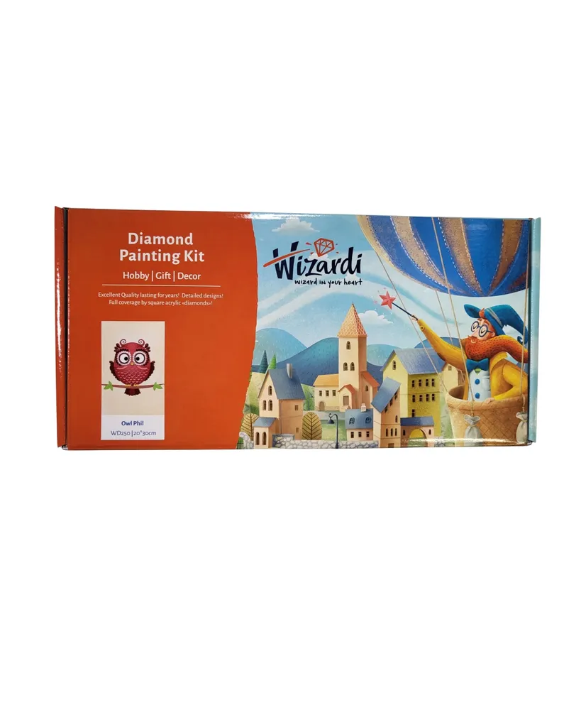 Crafting Spark Diamond Painting Kit Wizardi Best Friends WD2472 14.9 x 14.9  inches