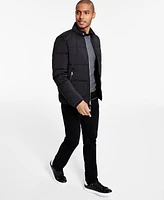 Calvin Klein Men's Stretch Medium Weight Moto Jacket