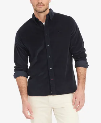 Tommy Hilfiger Men's Regular-Fit Flex Corduroy Shirt