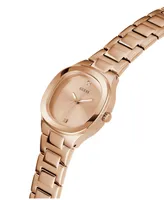 Guess Women's Analog Rose Gold-Tone Stainless Steel Watch 32mm - Rose Gold