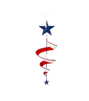 Evergreen 24"H Twirler, Stars and Stripes Spinner