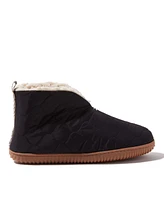 Dearfoams Men's Warm Up Bootie House Shoe Boot Slipper