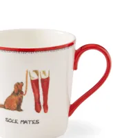Kit Kemp for Spode Doodles Sole Mates Mug