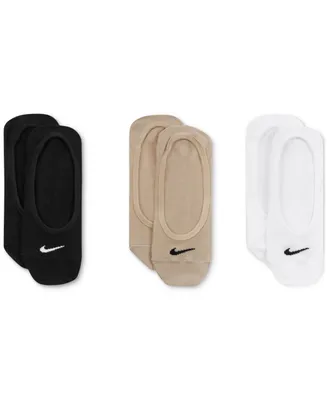 Nike Unisex Everyday Lightweight Training Footie Socks 3 Pairs
