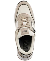 Dkny Kaden Lace-Up Zip Wedge Sneakers