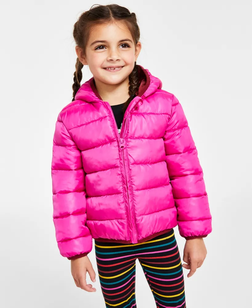Epic Threads Toddler & Little Girls Unicorn Quilted Solid Packable Hooded Puffer Jacket, Created for Macy's