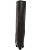Madden Girl Evander Fold-Over Cuffed Knee High Wedge Dress Boots