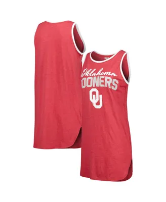 Women's Concepts Sport Crimson Oklahoma Sooners Tank Nightshirt