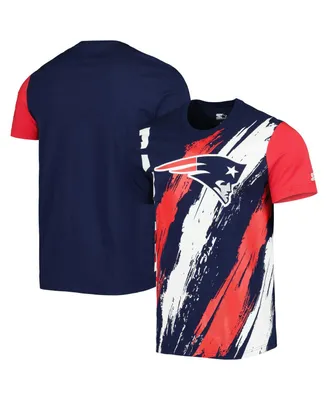 Men's Starter Navy New England Patriots Extreme Defender T-shirt