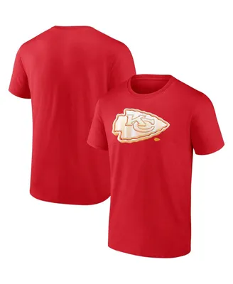 Men's Fanatics Red Kansas City Chiefs Chrome Dimension T-shirt