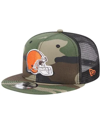 Men's New Era Camo Cleveland Browns Classic Trucker 9FIFTY Snapback Hat