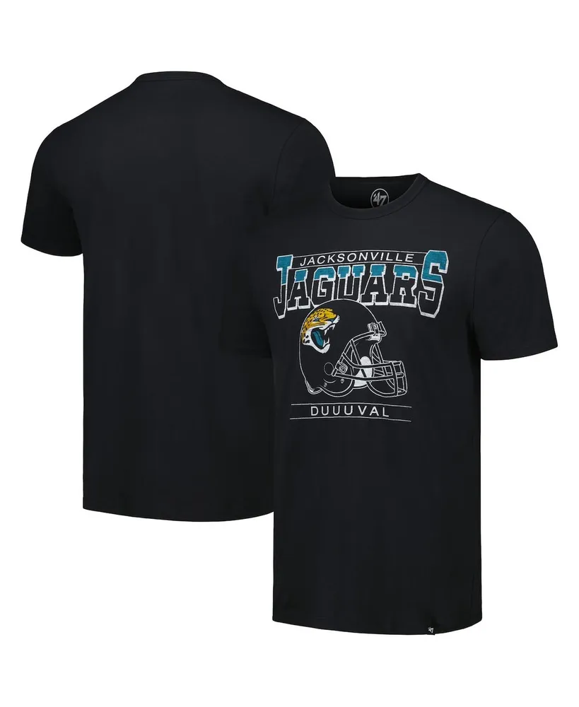 Men's Jacksonville Jaguars '47 Black Franklin Rooted Long Sleeve T-Shirt