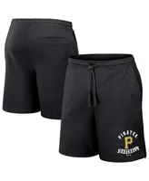 Men's Darius Rucker Collection by Fanatics Black Pittsburgh Pirates Team Color Shorts