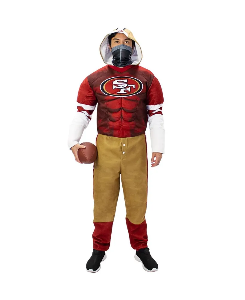 Men's New Era Scarlet San Francisco 49ers Big & Tall NFL Pullover