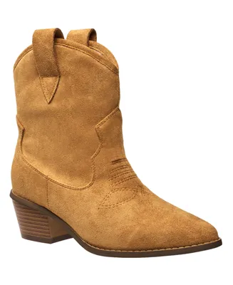 French Connection Women's Carrire Cowboy Booties