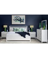 Summerland 3pc Bedroom Set (California King Panel Bed, Dresser, Nightstand)