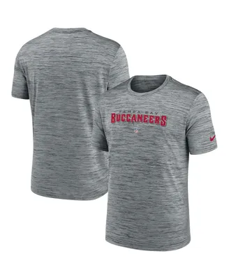 Men's Nike Gray Tampa Bay Buccaneers Velocity Performance T-shirt