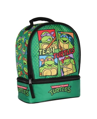 Nickelodeon Teenage Mutant Ninja Turtles Team Dual Compartment Lunch Box Bag
