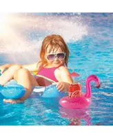 24 Drink holders drink floaties, flamingo inflatable floating drink cup holder, pool and bath toys for the pool, jacuzzi