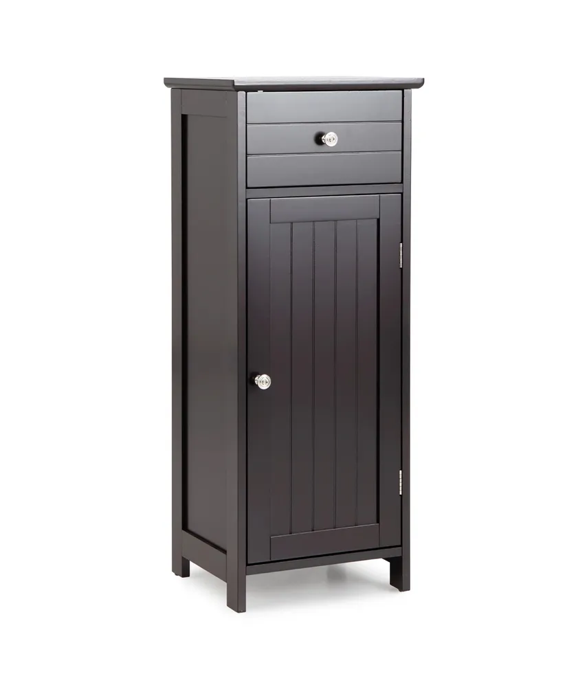 Bathroom Storage Cabinet with Drawer and Shelf Floor Cabinet - Costway