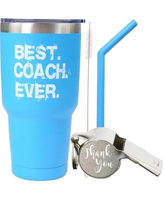 Best Coach Ever Tumbler - Ideal Gift for Coach, Perfect Christmas, Appreciation, and Cheer Coaches