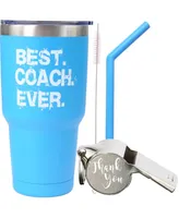 Meant2tobe Best Coach Ever Tumbler - Ideal Gift for Coach, Perfect Christmas, Appreciation, and Cheer Coaches