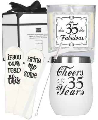 Meant2tobe 35th Birthday Gifts for Women: Tumbler, Decorations, and Gift Ideas for Turning 35 Years Old