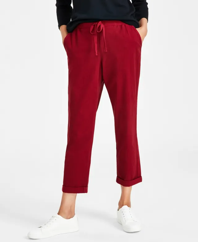 Style & Co Plus Gauze Wide-Leg Pull-On Pants, Created for Macy's