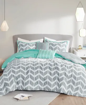 Intelligent Design Nadia Reversible 4-Pc. Comforter Set, Twin/Twin Xl
