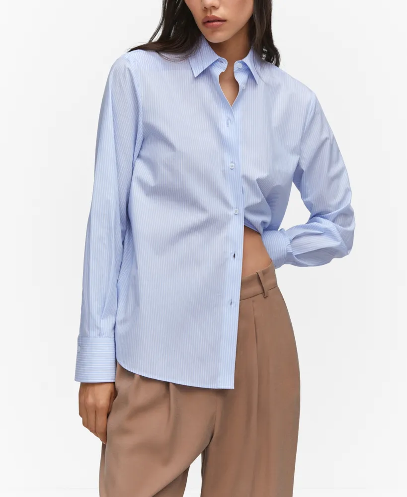 Mango Women's Oversized Lyocell Shirt