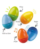 Haba Musical Eggs - 5 Wooden Toy Eggs with Acoustic Sounds