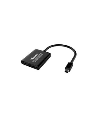 Xtrempro 2-Port Mini Display Port 1.2 to Multi-Stream Transport Hub Audio Video Adapter