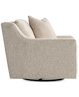 Gabi 36" Fabric Swivel Chair, Created for Macy's