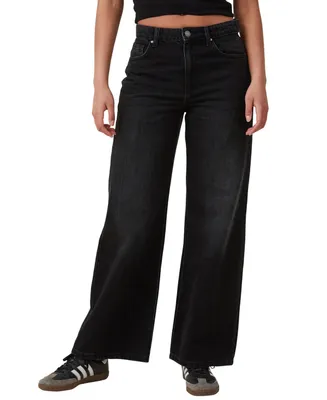 Cotton On Women's Relaxed Wide Leg Jeans