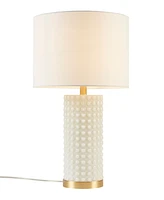 Ink+Ivy Grace Ivy Textured Dot Table Lamp