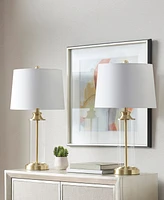 510 Design Clarity Glass Cylinder Table Lamp Set of 2