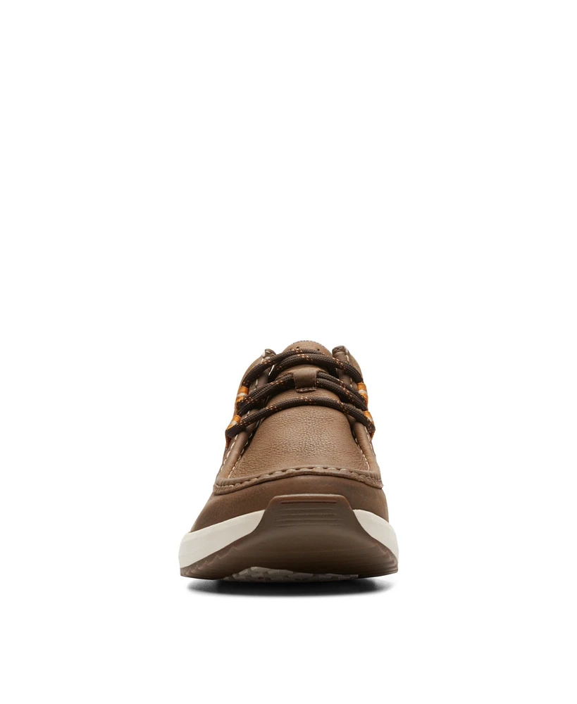 Clarks Men's Collection Wellman Moc Leather Lace Up Shoes