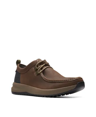Clarks Men's Collection Wellman Moc Leather Lace Up Shoes