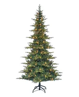 Puleo 7.5' Pre-Lit Utah Artificial Fir Tree