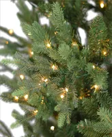 Puleo 7.5' Pre-Lit Slim Alberta Artificial Spruce Tree