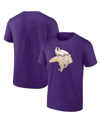 Men's Fanatics Purple Minnesota Vikings Chrome Dimension T-shirt