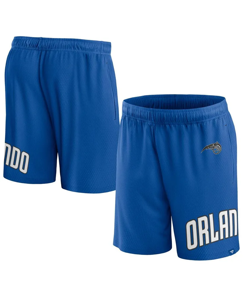 Men's Fanatics Blue Orlando Magic Free Throw Mesh Shorts