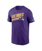 Men's Nike Purple Minnesota Vikings Essential Blitz Lockup T-shirt