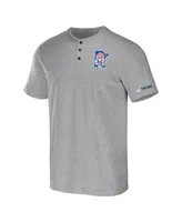 Men's Darius Rucker Collection by Fanatics Heather Gray Minnesota Twins Henley T-shirt