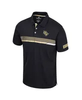 Men's Colosseum Black Ucf Knights No Problemo Polo Shirt