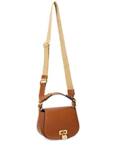 Lauren Ralph Tanner Leather Small Crossbody Bag